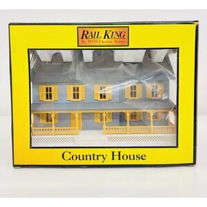 MTH RailKing #4 Country House Grey/Yellow/Grey 30-9001 New
